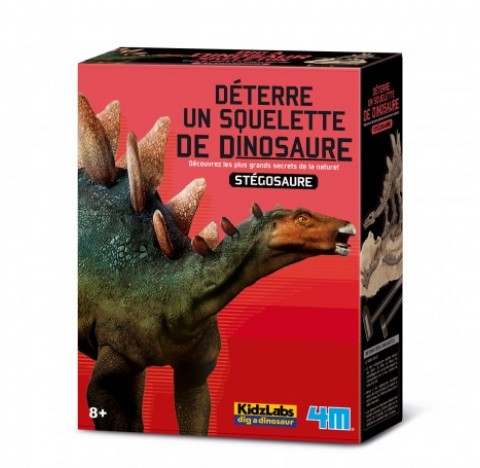 Kit de fouille dinosaure, je découvre les Stégosaures