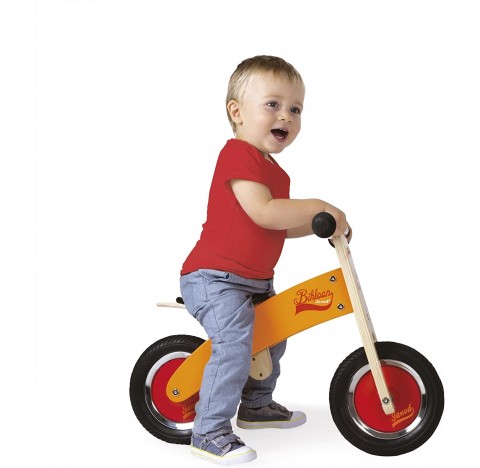 Ma première draisienne vélo sans pédale  "little Bikloon"  orange
