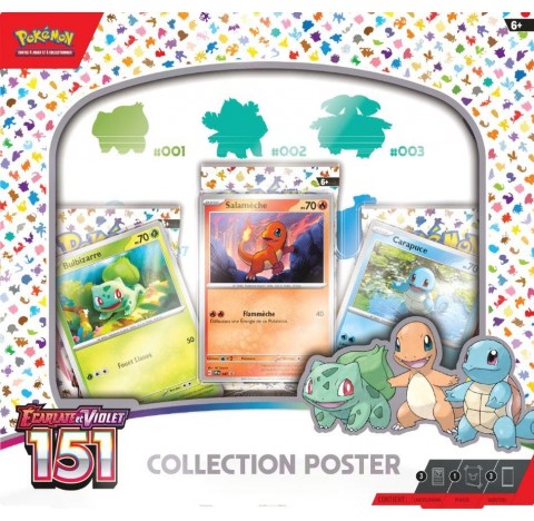 Pokemon ecarlte et Violet série spéciale 151 collection poster