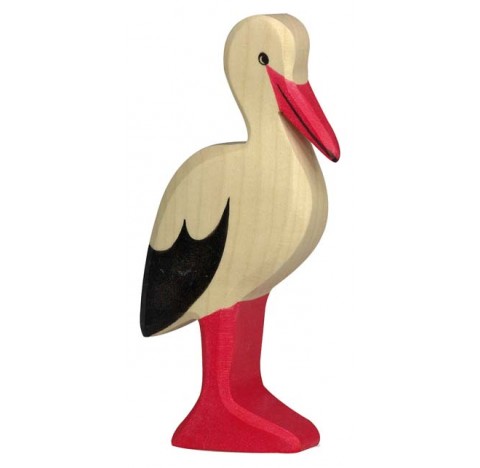 Jouet Cigogne en bois