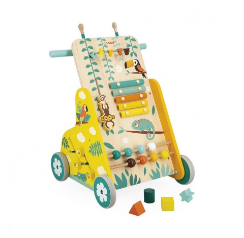Chariot de marche multi activités Tropik, avec xylophone