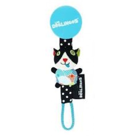 Attache Tetines Pacifier Clips Deglingos Charlos Le Chat Les Louloutins
