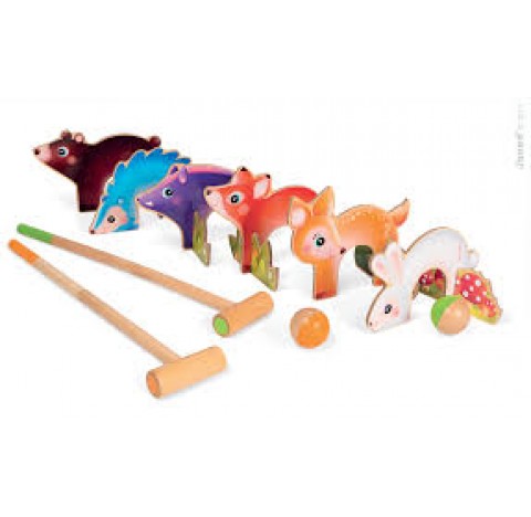 Jeux de Croquet "Animaux de la fôret"