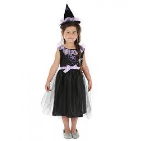 Déguisement robe de sorcière de HALLOWEEN, 5/7 ans