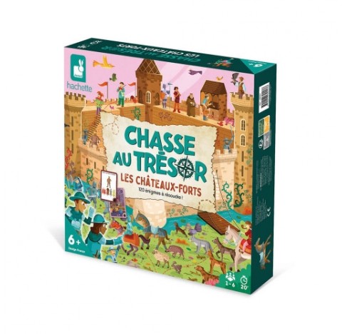 Chasse au trésor les Châteaux forts, jeu de stratégie et de rapidité