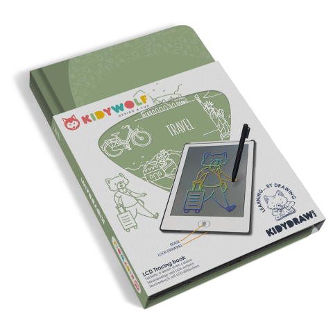 Tablette à dessin nomade Kidydraw mini voyage