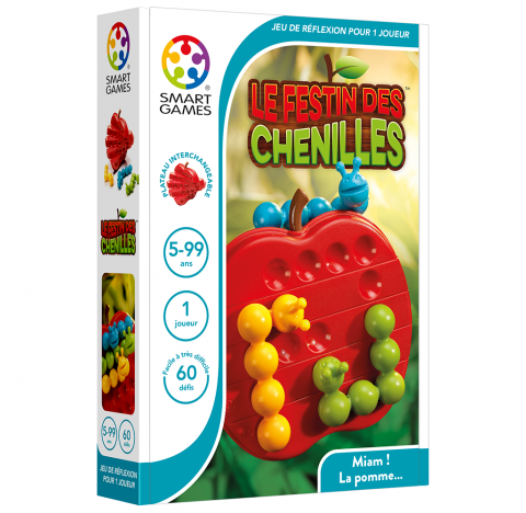 LE FESTIN DES CHENILLES, jeu intelligent de Smart Games, de 5 à 99 ans!