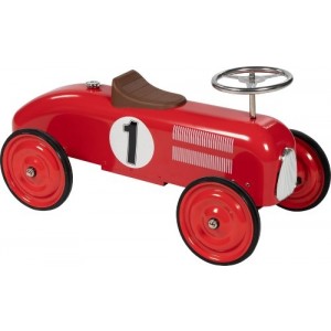 Ma première Grande voiture de course porteur en métal rouge