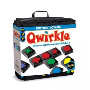 Jeu de société en bois QWIRKLE, format voyage