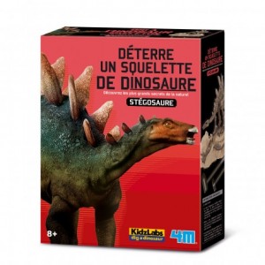 Kit de fouille dinosaure, je découvre les Stégosaures