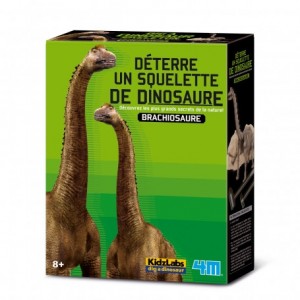 Kit de fouille dinosaure, je découvre les Brachiosaures