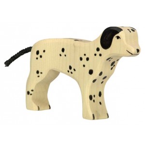 Jouet Chien Dalmatien en bois