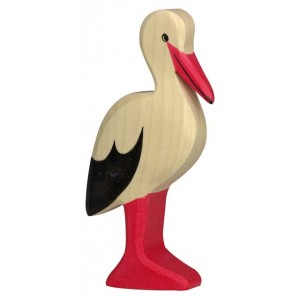 Jouet Cigogne en bois