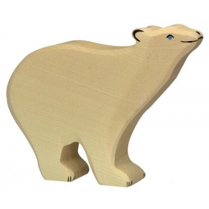 Jouet Ours Polaire en bois