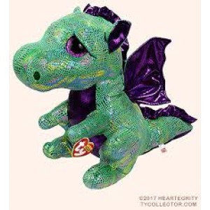 Peluche Beanie boo's large -Cinder le dragon  TY 