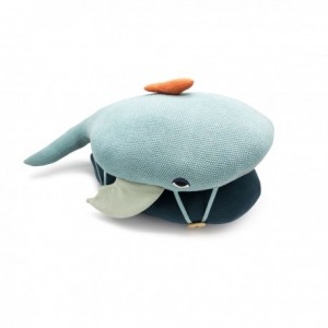 Gros coussin baleine bleue Oiseau Bateau