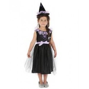 Déguisement robe de sorcière de HALLOWEEN, 5/7 ans