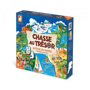 Chasse au trésor  Autour du monde, jeu de stratégie et de rapidité