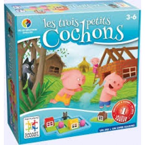 Jeu  de logique SMART GAMES Les trois petits cochons Deluxe