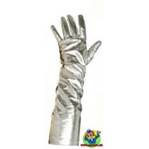 gants  de star, couleur argent